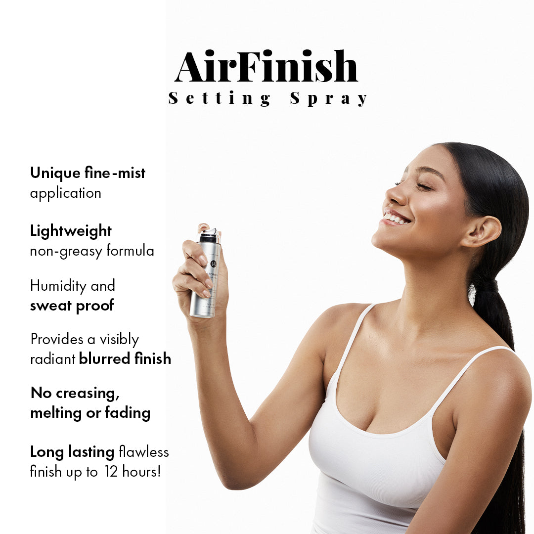 AirFinish Setting Spray features
