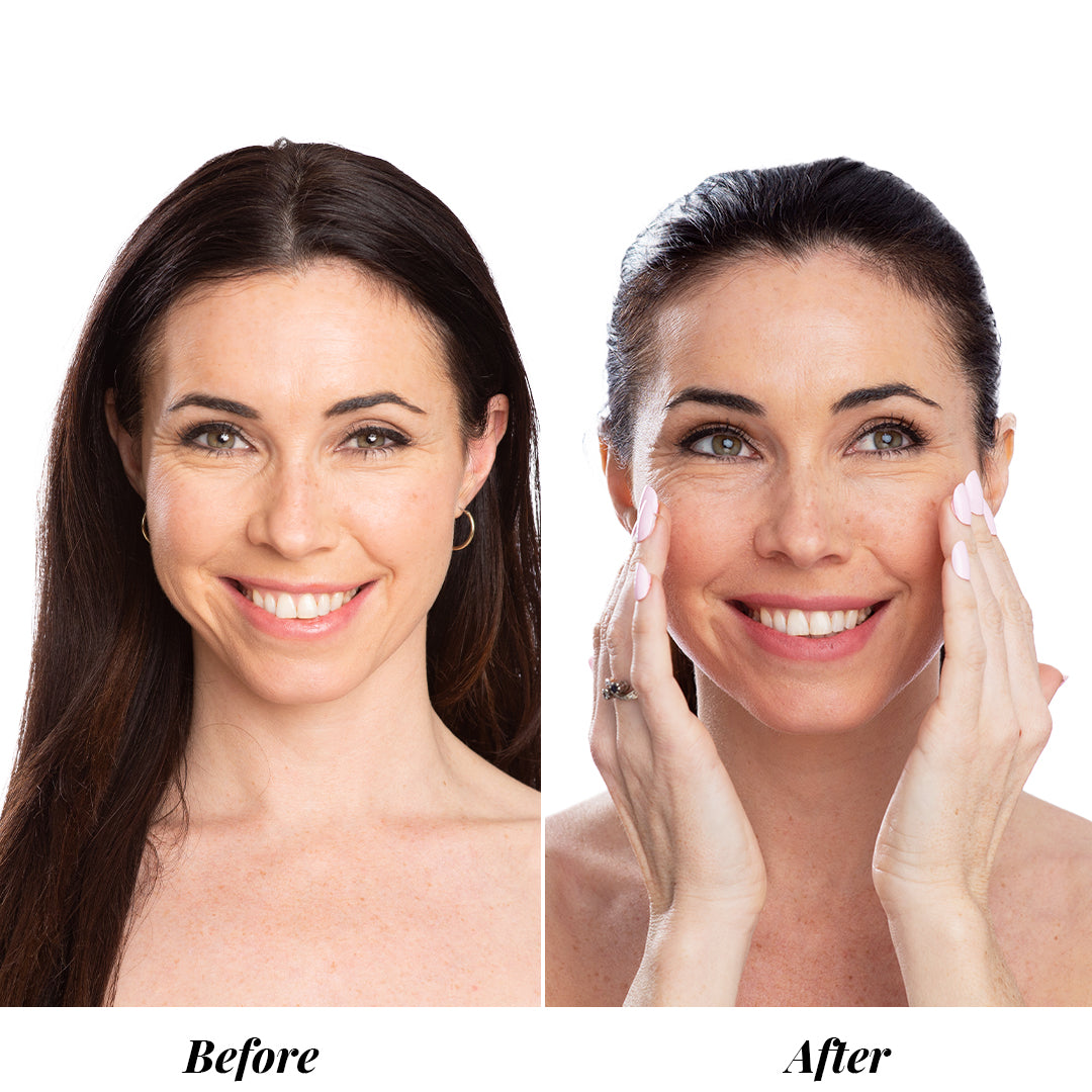 Face Cleanser before and after