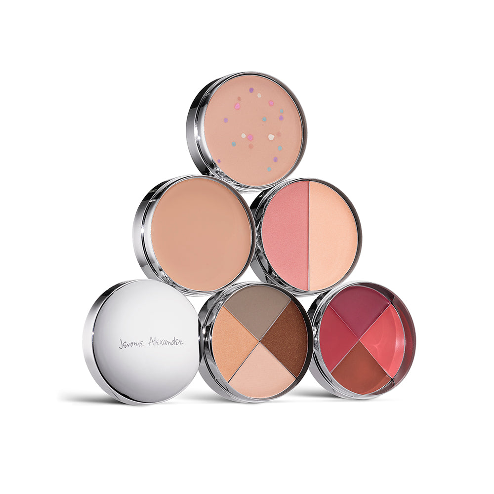 6-Piece Stackable Makeup Set | Jerome Alexander® USA
